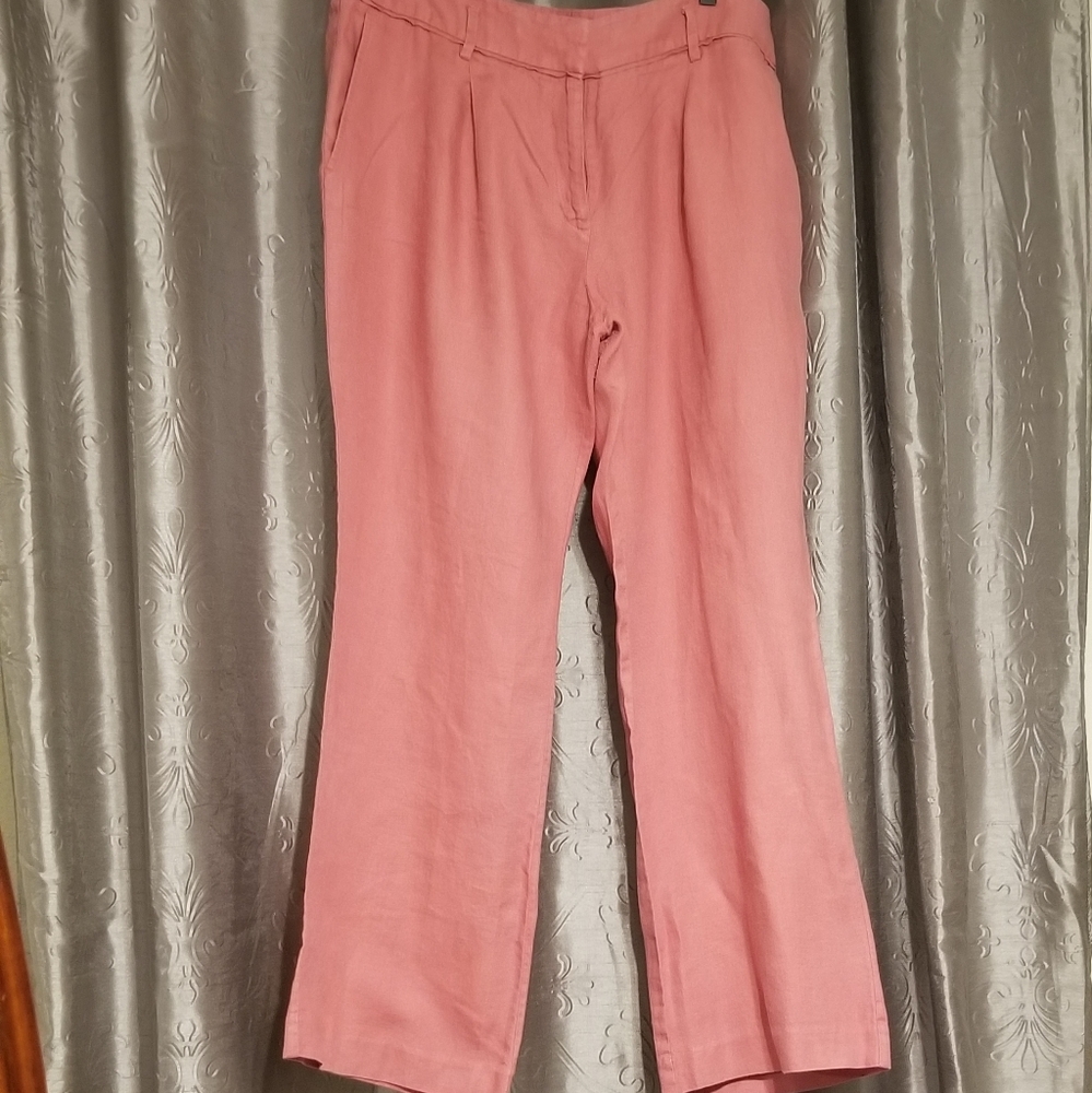 Pink Linen Pants